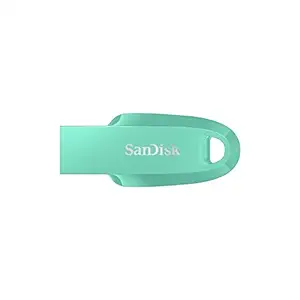 Ultra Curve 32GB, USB 3.2, Flash Drive, 100MB/s R, Pendrive, Green (SDCZ550-032G-I35G)