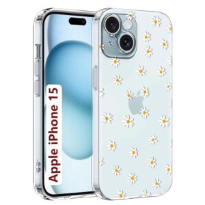 Designer Printed Soft Silicone Back Case Cover for Apple iPhone 15 Back Cover for Apple iPhone 15 -D1030