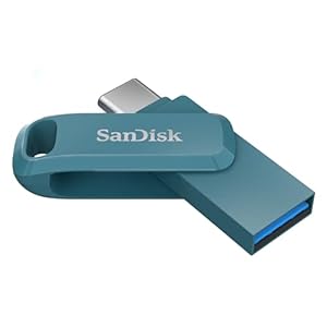Ultra Dual Drive Go Type-C 256GB, OTG, Upto 400MB/S,usb3.2_gen_1 Pendrive, Navagio Bay, 5Y Warranty (SDDDC3-256G-I46NPD)