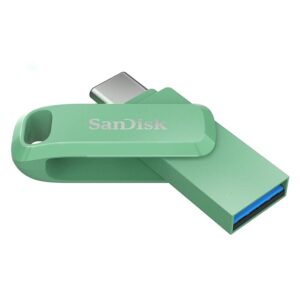 Ultra Dual Drive Go Type-C 256GB, OTG, Upto 400MB/S, Pendrive, Absinthe Green, usb3.2_gen_15Y Warranty (Green)
