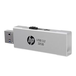 32GB USB 3.2 Flash Drive Silver Metal