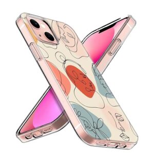Silicone Designer Printed Back Case Cover for Apple iPhone 13-D0090