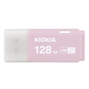 Former Toshiba Memory U301 128GB USB 3.2 Gen 1 Flash Drive - High-Speed, Compact, with 5 Years Warranty (Pink)