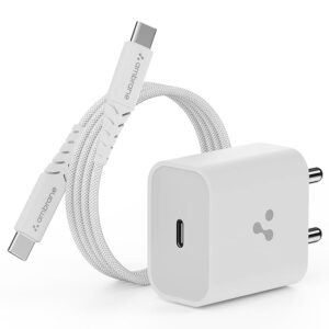 20W Type C Mobile Charger Adapter, Fast Charging for Android, iPhone 16/15/14/13/12/11/X (Pro,/Plus/Max Series), Samsung, Google Pixel & Oppo,Vivo Other Type C Enabled Devices, (M20,White)