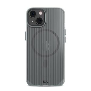 Polycarbonate Case for iPhone 15 Plus Beam Compatible with Mag-Safe Wireless Charging Slim Back Cover with Inner Magnetic Ring Shockproof,White