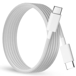 27W Original USB-C to C Nylon Braided Cable [MFi Certified + 2 YEAR WARRANTY*] Fast PD Charging for iPhone Charger Cable Compatible with iPhone 15/16 Series,MacBook,Other Type-C Devices