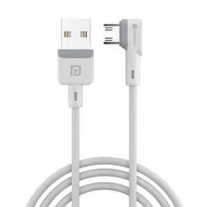 Konnect L 1.2M Fast Charging 3A Micro USB Cable with Charge & Sync Function (White)
