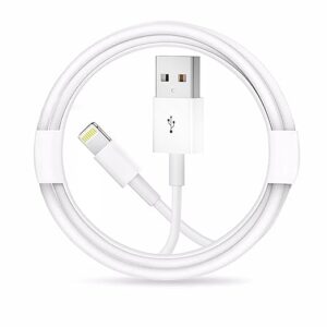 USB-A to LTG Charging Cable Cord & Data Sync USB Cable (1 Metre) Compatible for iPhone 13, 12,11, X, 8, 7, 6, 5, iPad Air, Pro, Mini & iOS Devices