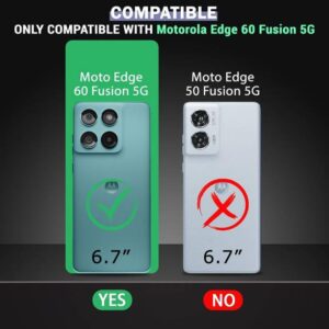 NewSelect Back Cover for Moto Edge 60 Fusion, Motorola Edge 60 Fusion