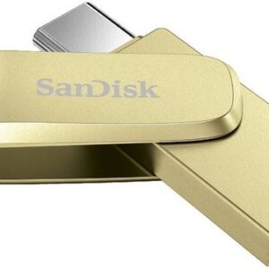 SanDisk SDDDC4-064G-I35GD 64 GB OTG Drive Compatible with Mobile, Desktop Computer, Laptop USB 3.1 Metal Case