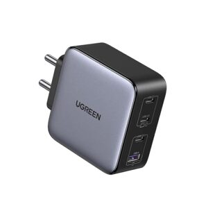 100W USB C Charger, Nexode 4 Ports GaN II Fast Charging Block, India Plug Compact Power Adapter Wall Charge